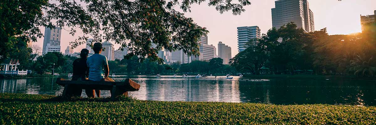 Baños de bosque urbanos